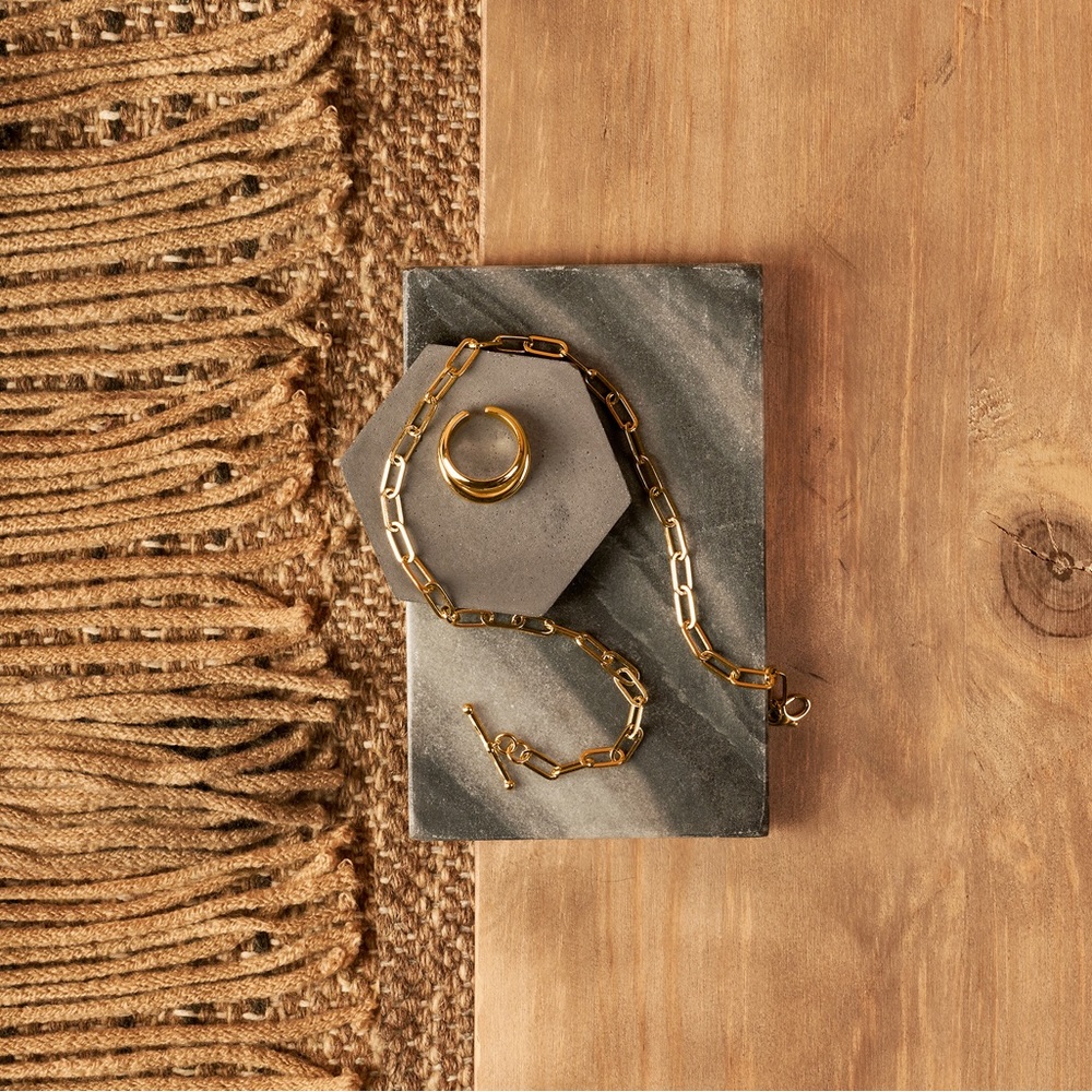 LOREN STEWART Double Wrap Toggle Bracelet